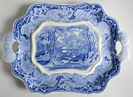 Vista Blue Underplate for Large Bedford Tureen