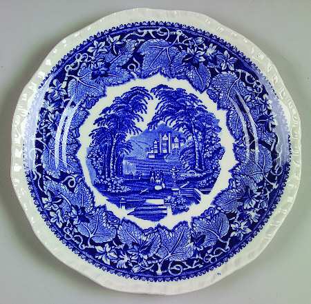 Vista Blue Salad Plate