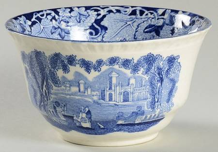 Vista Blue Cranberry Bowl