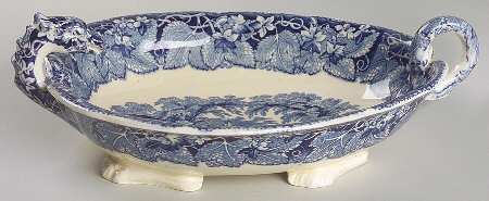 Vista Blue Dragon Dish