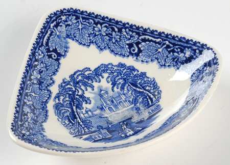 Vista Blue Lazy Susan-Side Dish