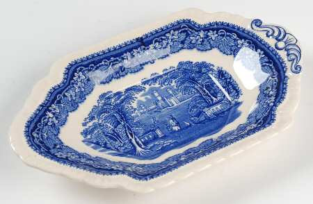Vista Blue Underplate for Gravy Boat