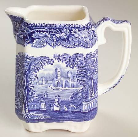 Vista Blue Square Creamer