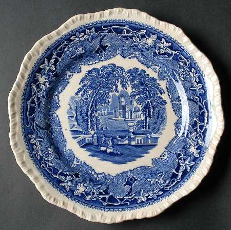 Vista Blue Luncheon Plate