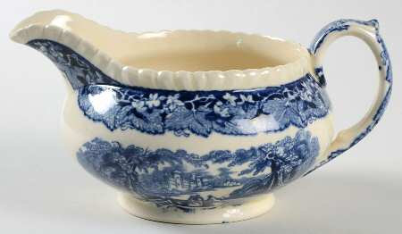 Vista Blue Gravy Boat