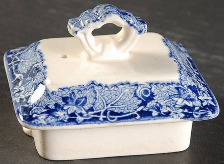Vista Blue Lid for Fan Teapot