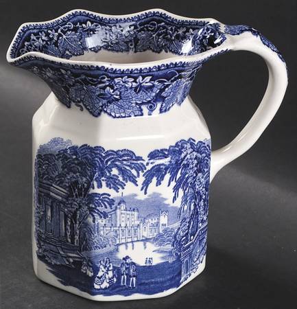 Vista Blue 32 Oz Fenton Jug
