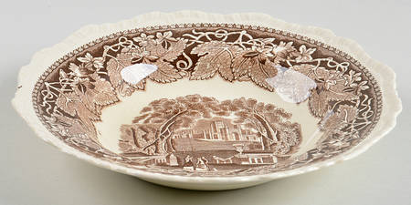 Vista Brown (No Trim) Large Rim Soup Bowl