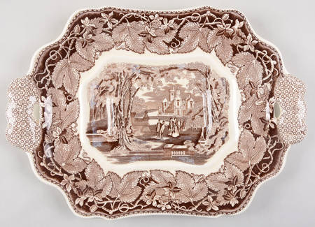 Vista Brown (No Trim) Underplate for Tureen
