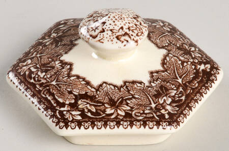 Vista Brown (No Trim) Lid for Ming Jar