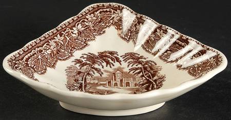 Vista Brown (No Trim) 5" Triangular Relish