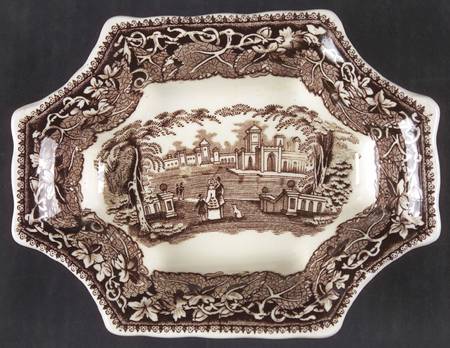 Vista Brown (No Trim) 6" Sweet Meat Dish