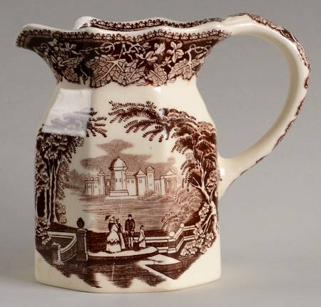 Vista Brown (No Trim) Small Fenton Jug