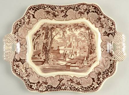 Vista Brown (No Trim) Underplate for Small Bedford Tureen