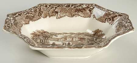 Vista Brown (No Trim) 7" Sweet Meat Dish