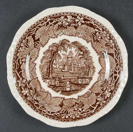 Vista Brown (No Trim) Dessert/Pie Plate