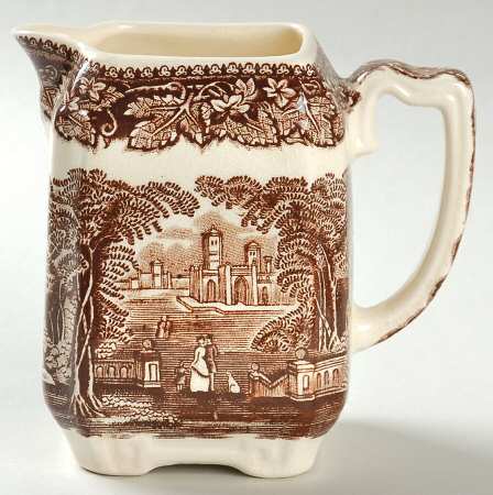 Vista Brown (No Trim) Square Fan Creamer