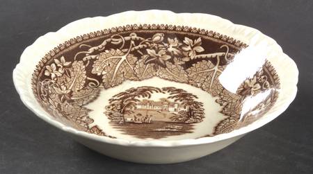 Vista Brown (No Trim) Fruit/Dessert (Sauce) Bowl