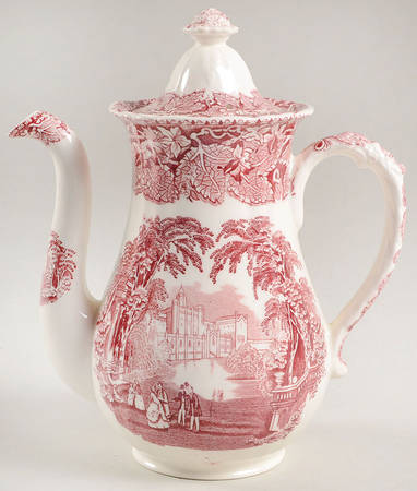 Vista Pink (No Trim) Mini Coffee Pot & Lid