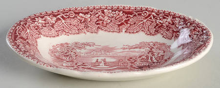 Vista Pink (No Trim) Individual Gravy Boat Underplate