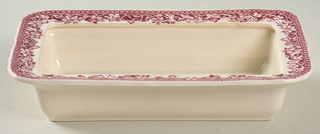 Vista Pink (No Trim) Rectangular Butter No Lid