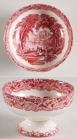 Vista Pink (No Trim) China Sherbet