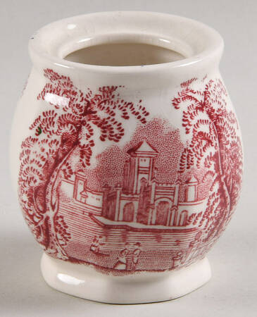 Vista Pink (No Trim) Mustard Jar No Lid