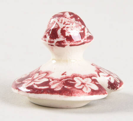 Vista Pink (No Trim) Lid for Mustard Jar