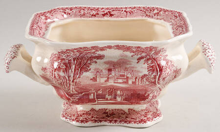Vista Pink (No Trim) Sauce Boat No Lid
