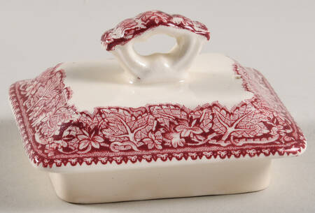 Vista Pink (No Trim) Lid for Fan Teapot