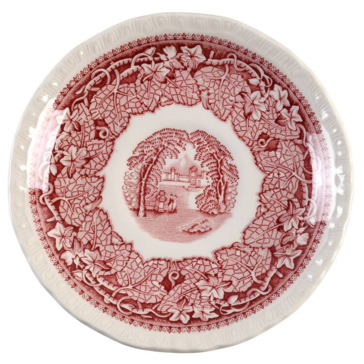 Vista Pink (No Trim) Saucer for Flat Cup
