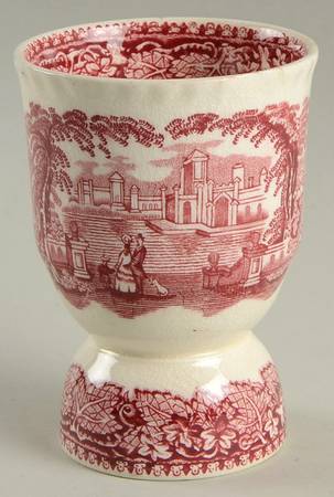 Vista Pink (No Trim) Double Egg Cup by Mason's