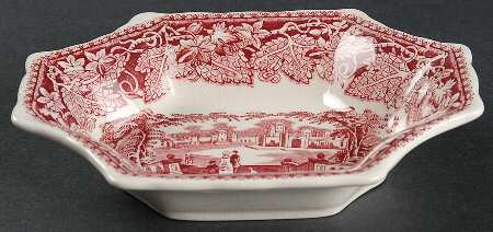 Vista Pink (No Trim) 6" Mason Sweet Dish by Mason's