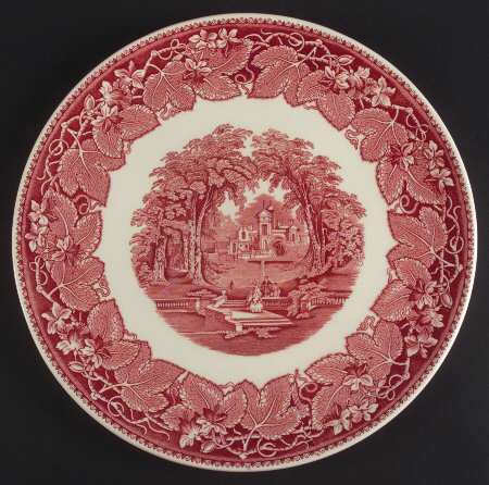 Vista Pink (No Trim) Cake Plate