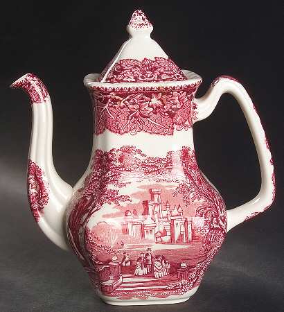 Vista Pink (No Trim) Small Coffee Pot & Lid