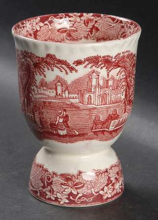 Vista Pink (No Trim) Double Egg Cup by Mason's
