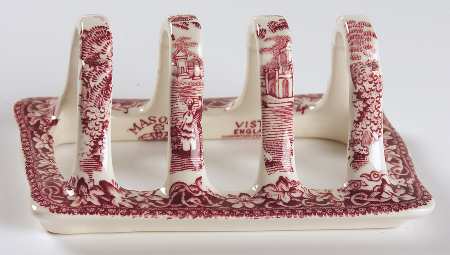 Vista Pink (No Trim) 3-Slice Toast Server