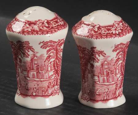 Vista Pink (No Trim) Salt & Pepper Set