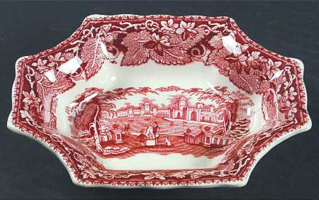 Vista Pink (No Trim) 7" Mason Sweet Dish by Mason's