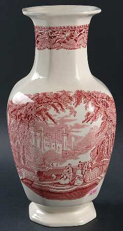 Vista Pink (No Trim) 12" Indian Vase