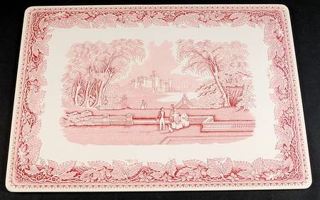 Vista Pink (No Trim) Corkboard Placemat
