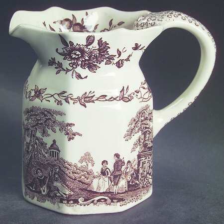 Watteau Brown 12 Oz Fenton Jug