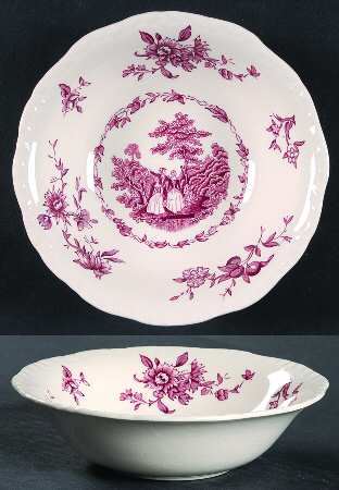 Watteau Mulberry Coupe Cereal Bowl