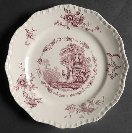Watteau Mulberry Salad Plate