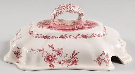 Watteau Pink Lid for Tureen