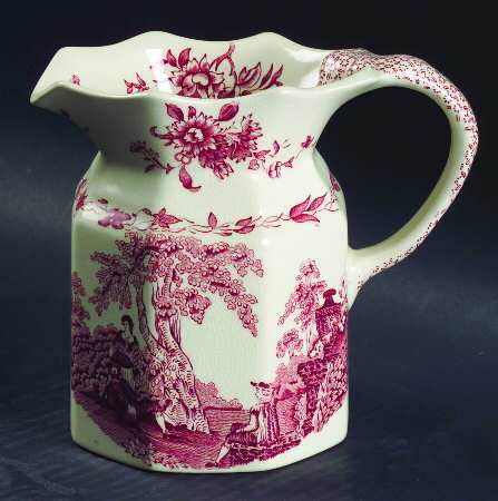 Watteau Pink 22 Oz Fenton Jug