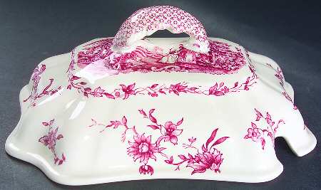 Watteau Pink Lid for Tureen