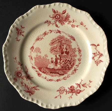 Watteau Pink Salad Plate