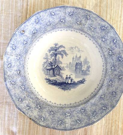 Garden Scenery Dinner Plate