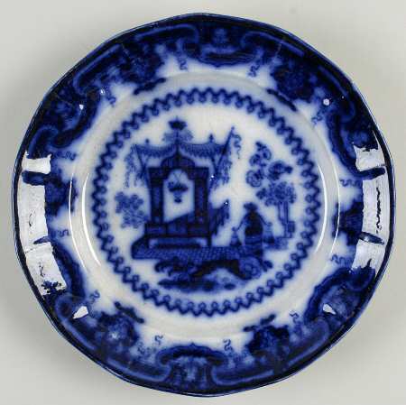 Oregon (Flow Blue) Salad Plate